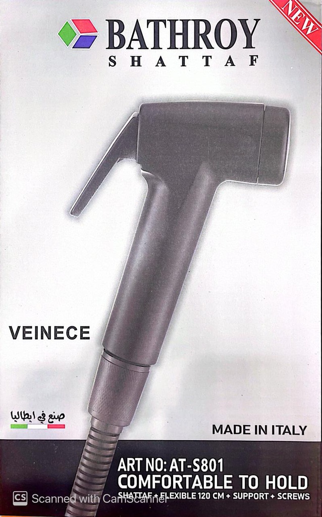 S/K SHATTAF BATHROY S801 BLACK VEINECE