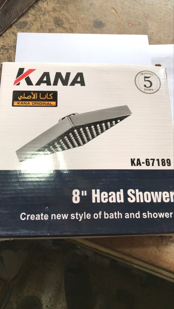 SHAWER HEAD SQUARE KA67189-8"