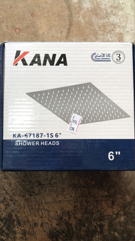 SHAWER HEAD SQUARE KANA KA67187-6"