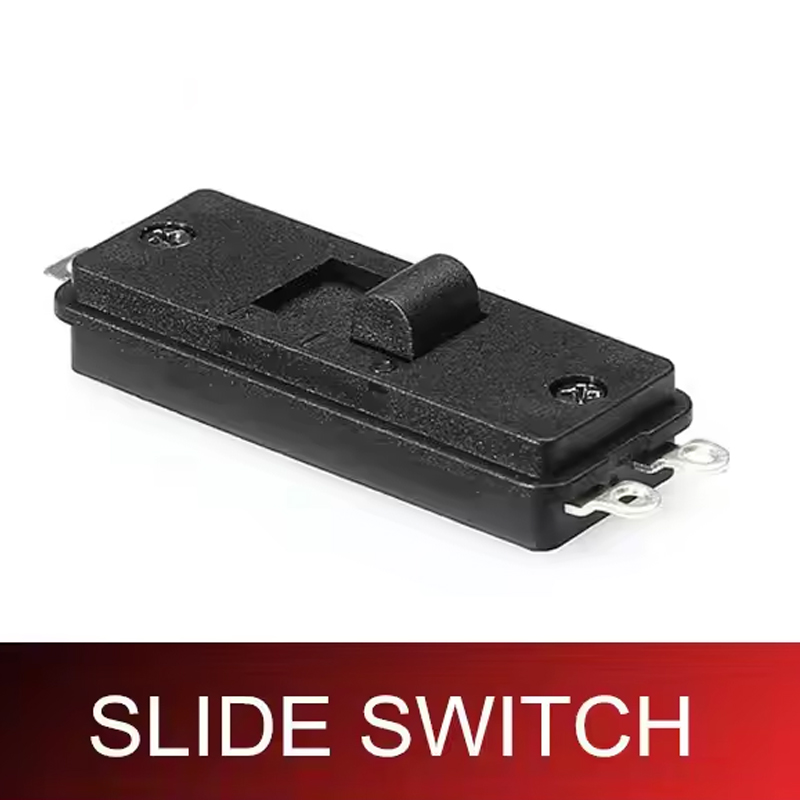 SLIDE SWITCH BLACK SS-1305