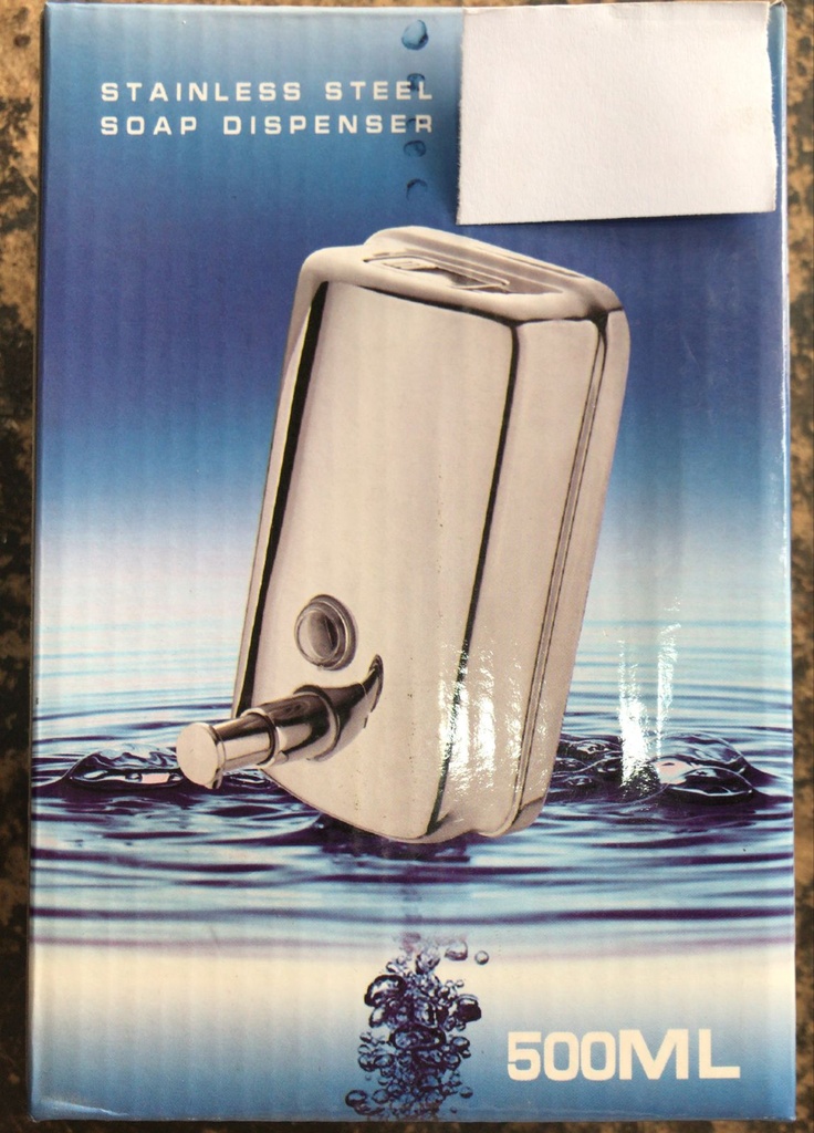 SOPE DISPANCER STAINLESS 500ML