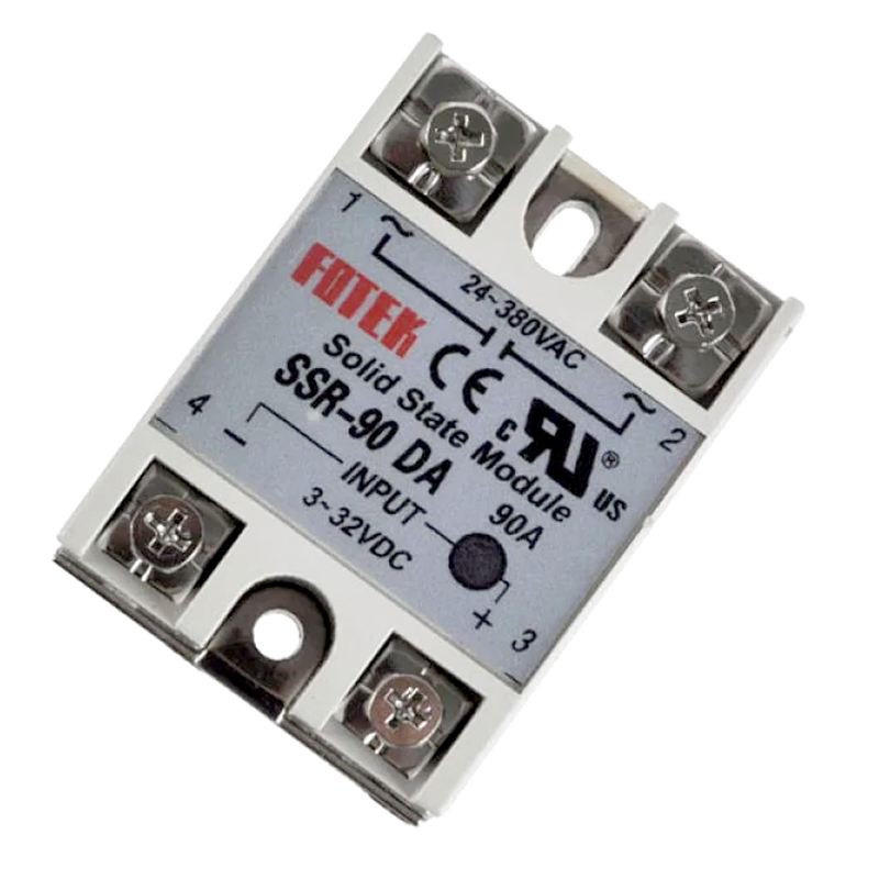 RELAY SSR-90DA 24-380VAC-3-32VDC IN