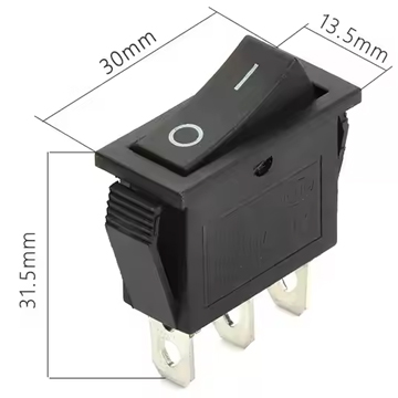SWITCH QY603-101 T125 ON/OFF BLACK