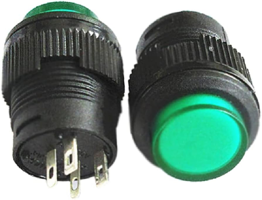 SWITCH ON OFF 4PIN GREEN