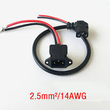 SCOOTER BATTERY CHARGER 3PIN PLUG JACK