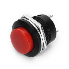 SWITCH PUSH ON 2PIN RED R13-507