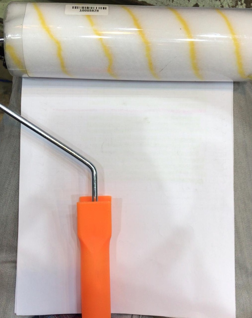 PAINT ROOL BIG 9" WHITE/YELLOW 10005876