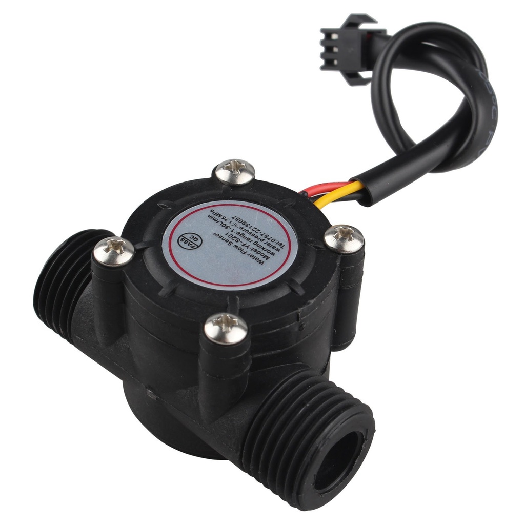 WATER FLOW SENSOR 1-30L/MIN 1.75MPA ARDUINO