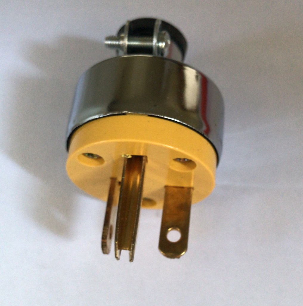 PLUG 3PIN YELLOW 20AMP NO-342 220V