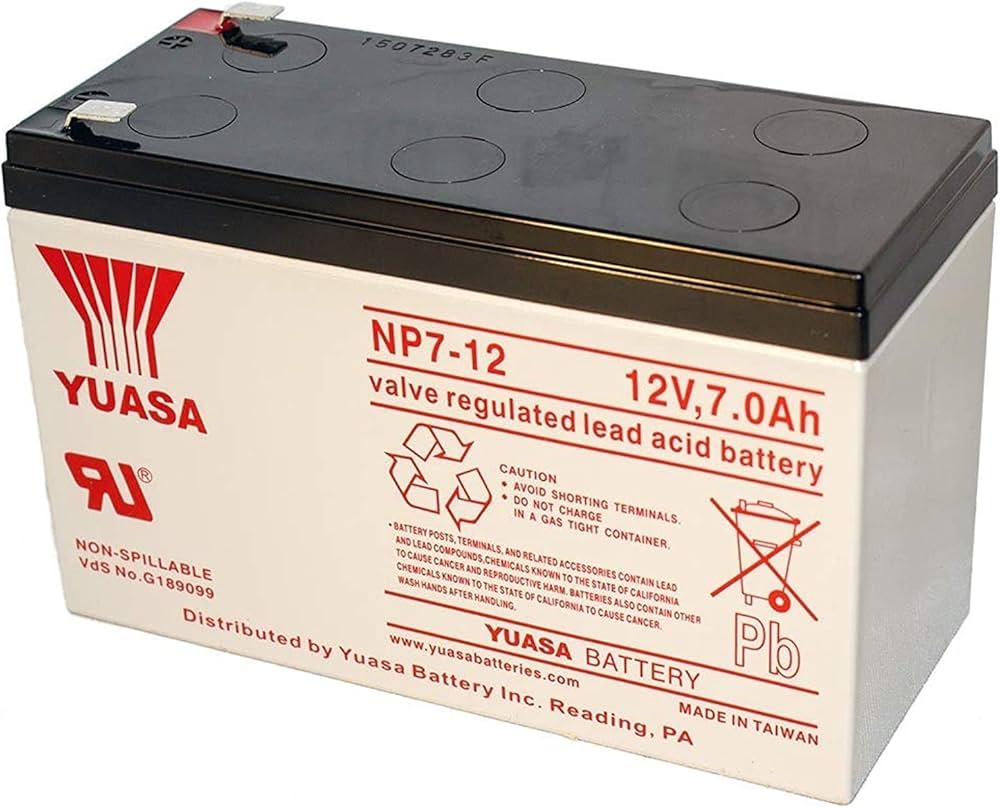 YUASA BATTERY 12V 7AH