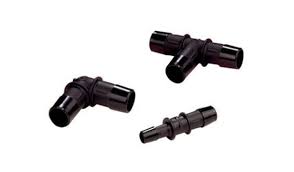 COOLER HOSE CONECTOR PLASTIC BLACK