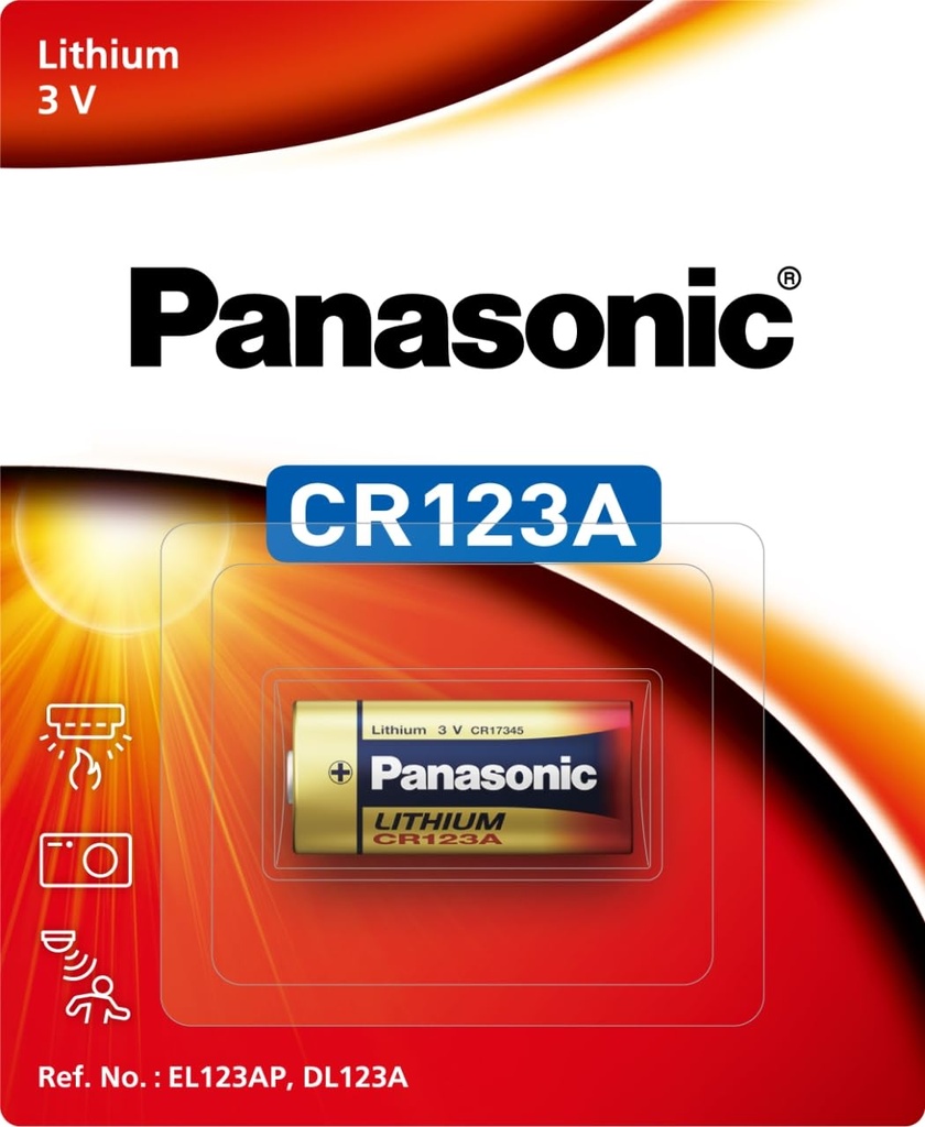 PANASONIC CR123 3V BATTERY
