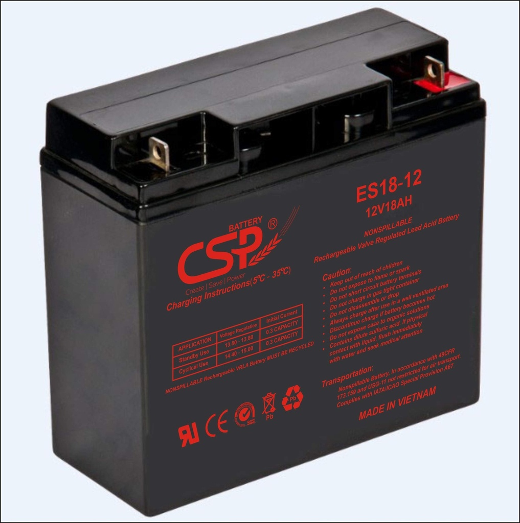 CSP BAT 12V 18AH