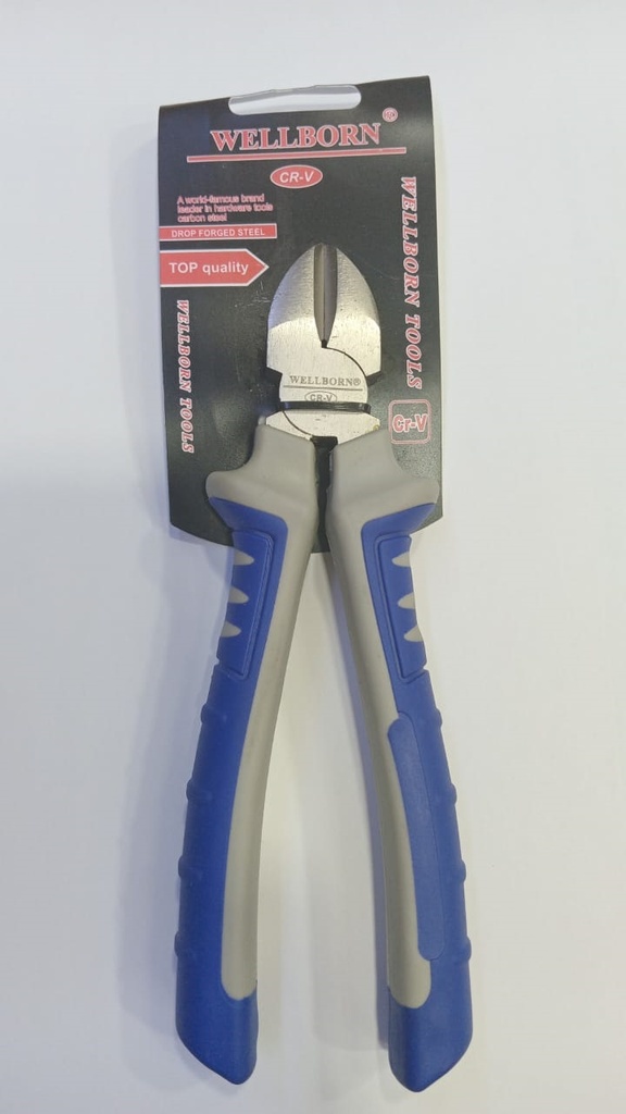 CUTTER PLIER 8" WELLBORN BLUE/GRY
