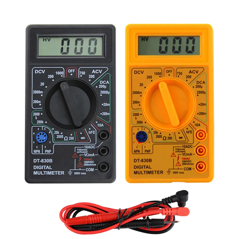 DT-830B BLACK/YELLOW MULTI METER