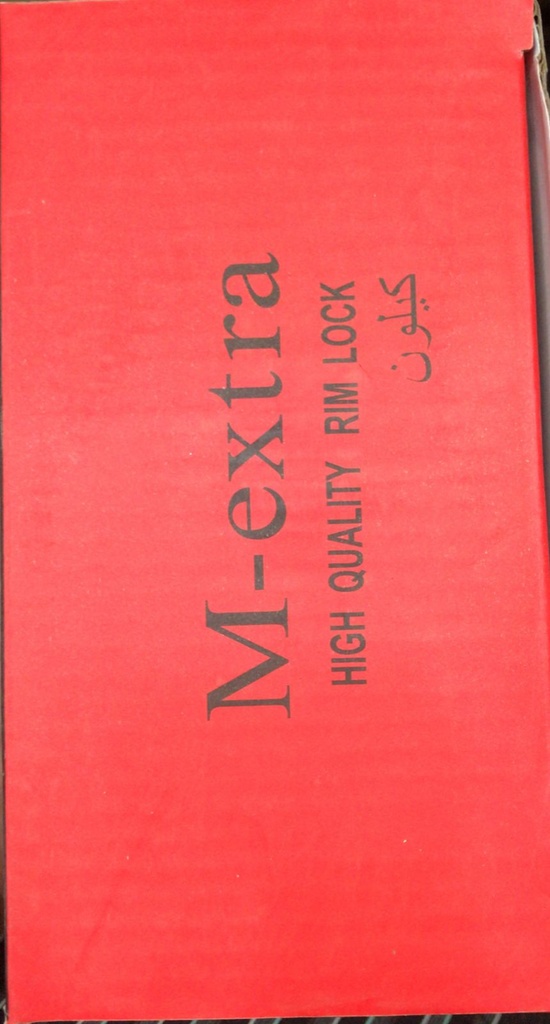 DOOR LOCK METAL MAXTRA RED