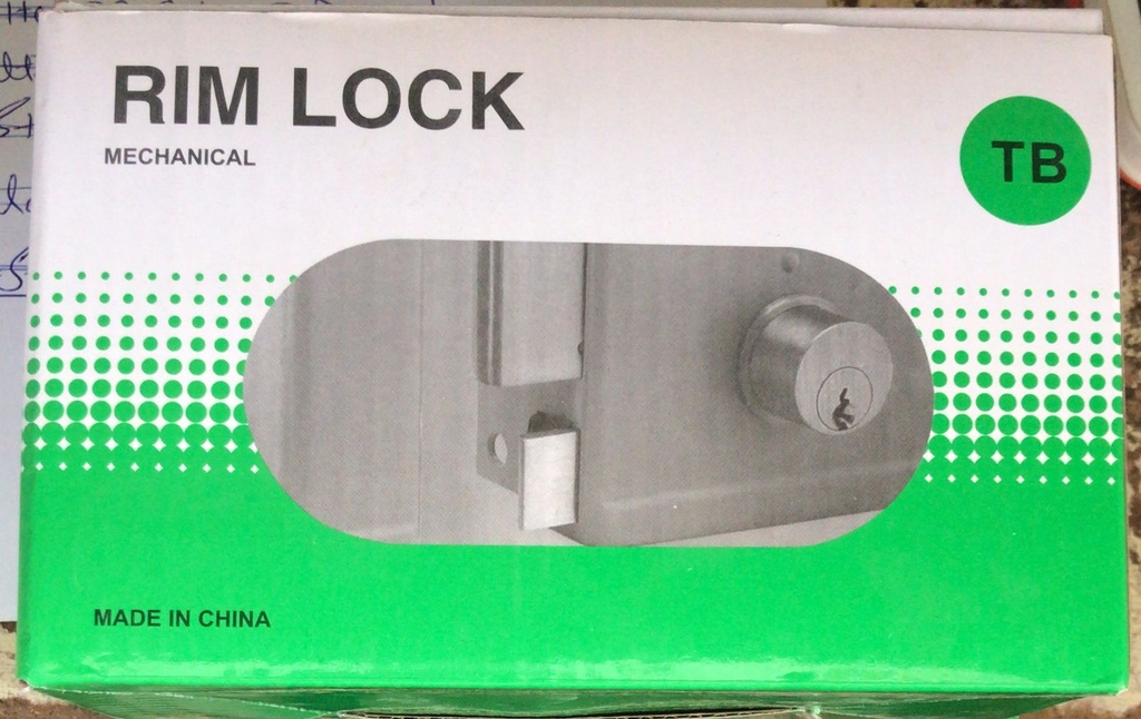 DOOR LOCK METAL RIM GREEN 315