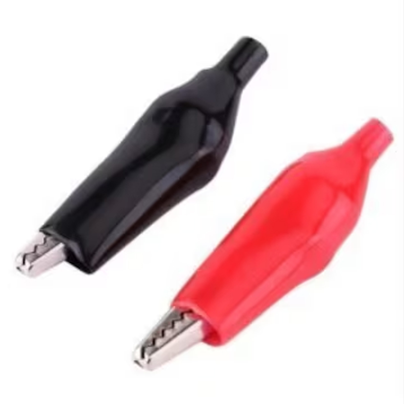 ALLIGATOR CLIP MEDIUM B/R SET