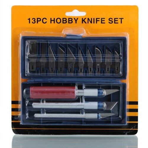 HOBBY KNIFE SET 13PC