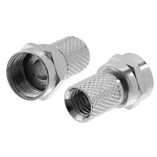 CONNECTORS DISH RG6 BLACK LF115F