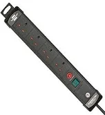 EXTENSION LONG 6POL BLACK 3MTR