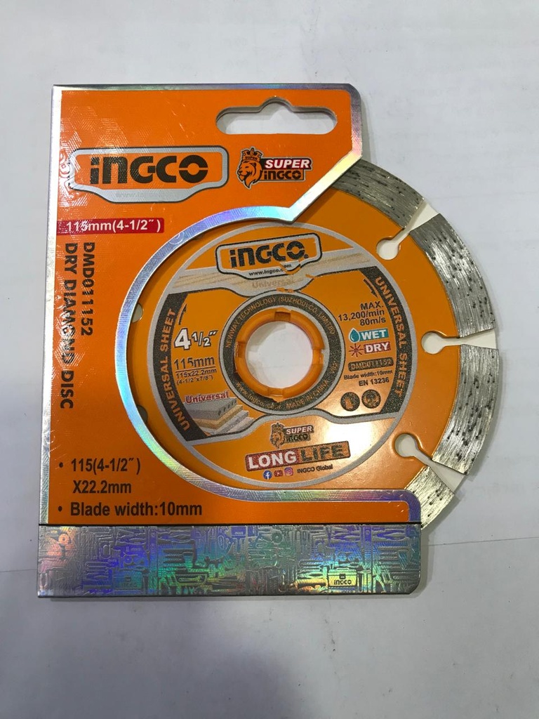 C/D 4.5" METAL TEETH INGCO