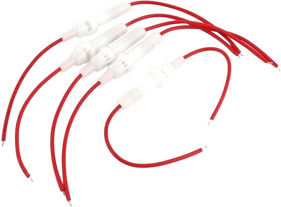 FUSE HOLDER WIRE 30MM WHITE ____ ____