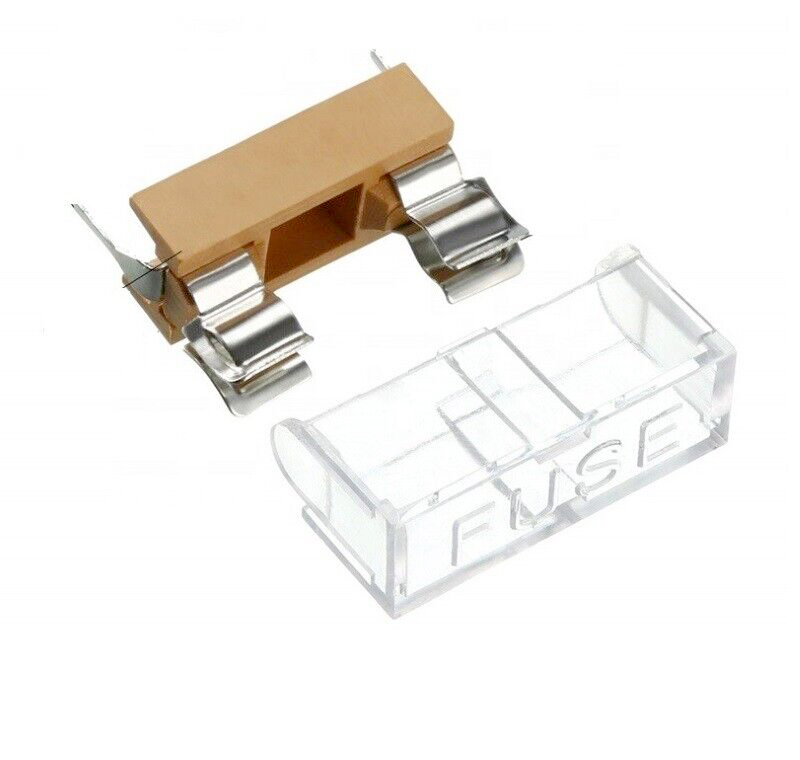 FUSE HOLDER WITH TRNSPRENT CAP 20MM ____ ____
