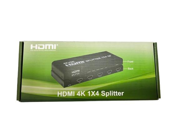 HDMI SPLITTER 1X4 PORT GREEN
