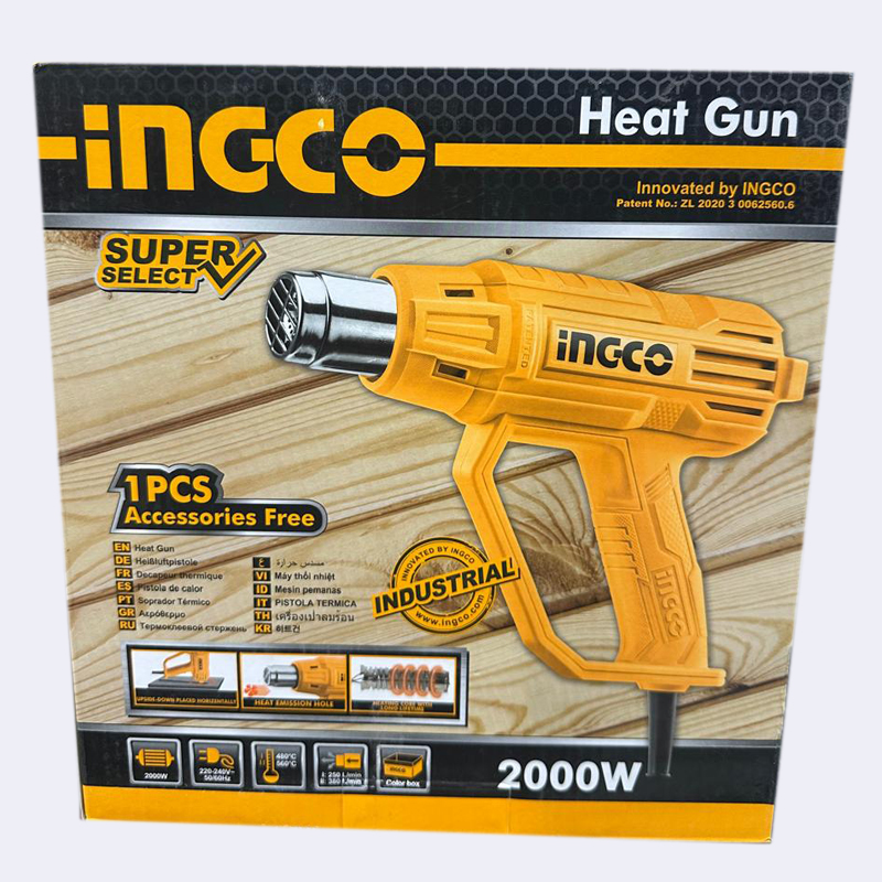 INGCO HOT AIR GUN 2000W HG200047/385