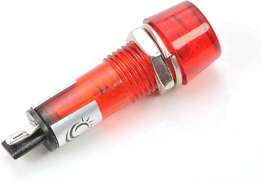 INDICATOR 220V 7MM RED