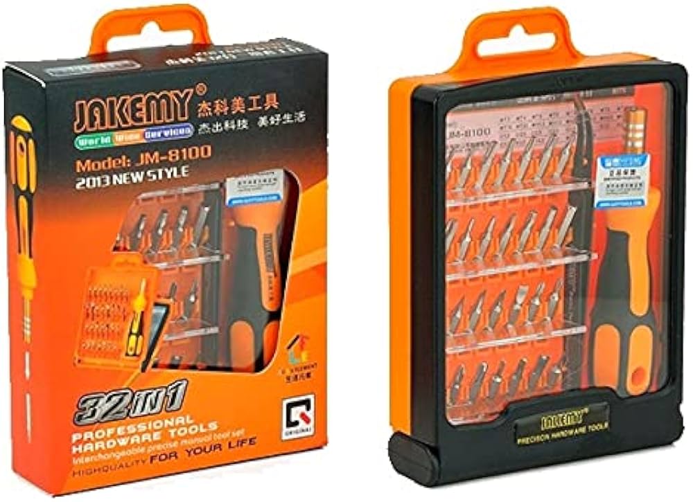 JAKEMY 32 IN 1 PRO SCREW DRIVER SET JM8100