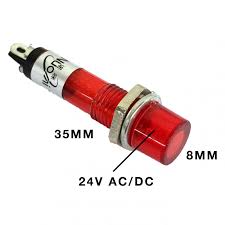 LAMP 24V DC RED