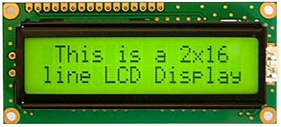 LCD DISPLAY 1602A 16X2 ARDUINO