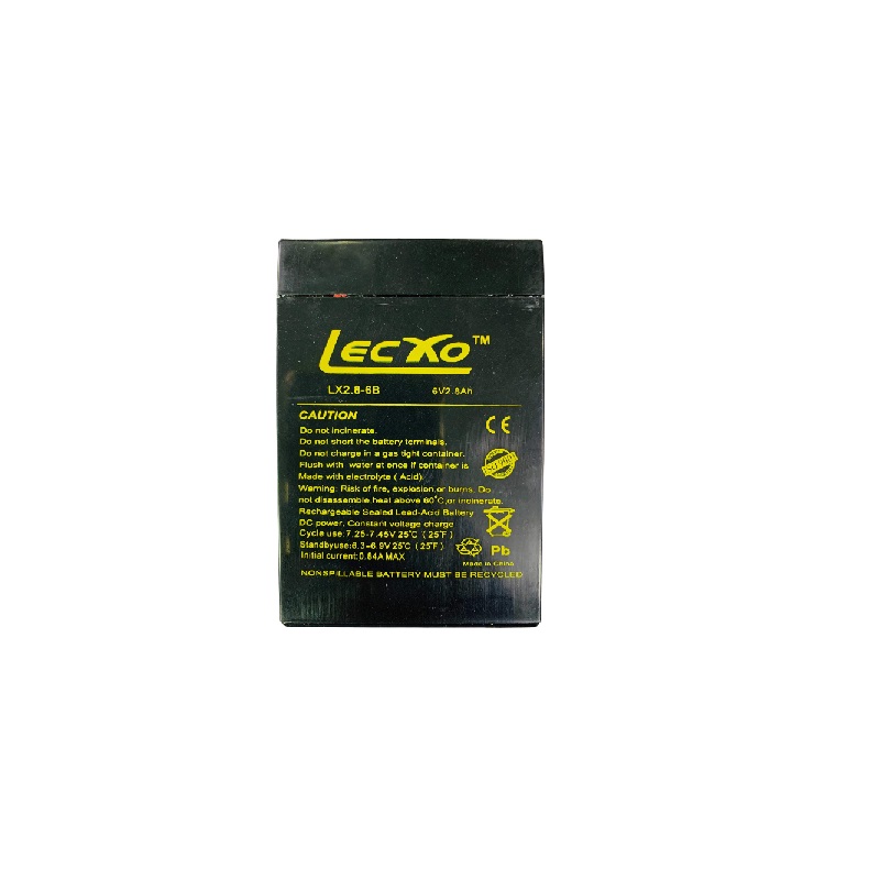 LECXO BATTERY 6V 2.8AH