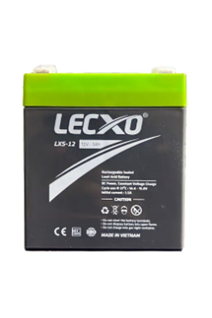LECXO BATTERY 12V 5AH