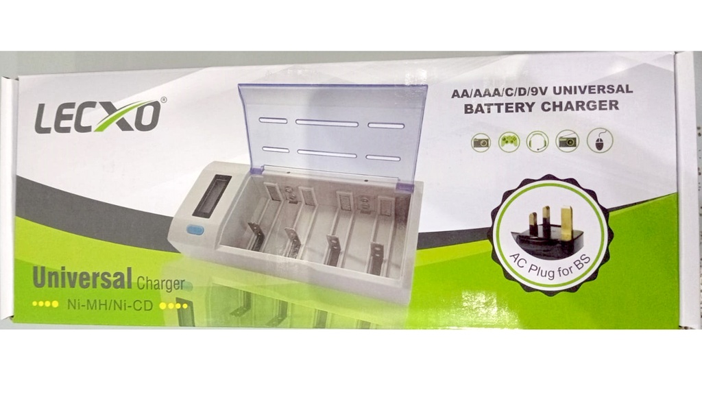 LECXO UNIVERSAL BATTERY CHARGER MULTI