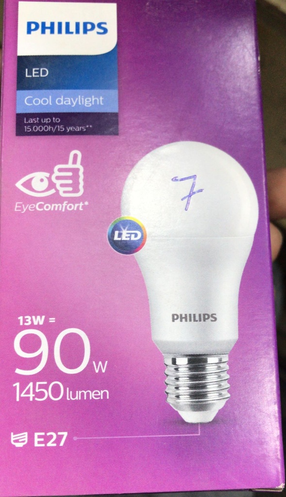 LED BULB 13W COOL D/L PHILIPS