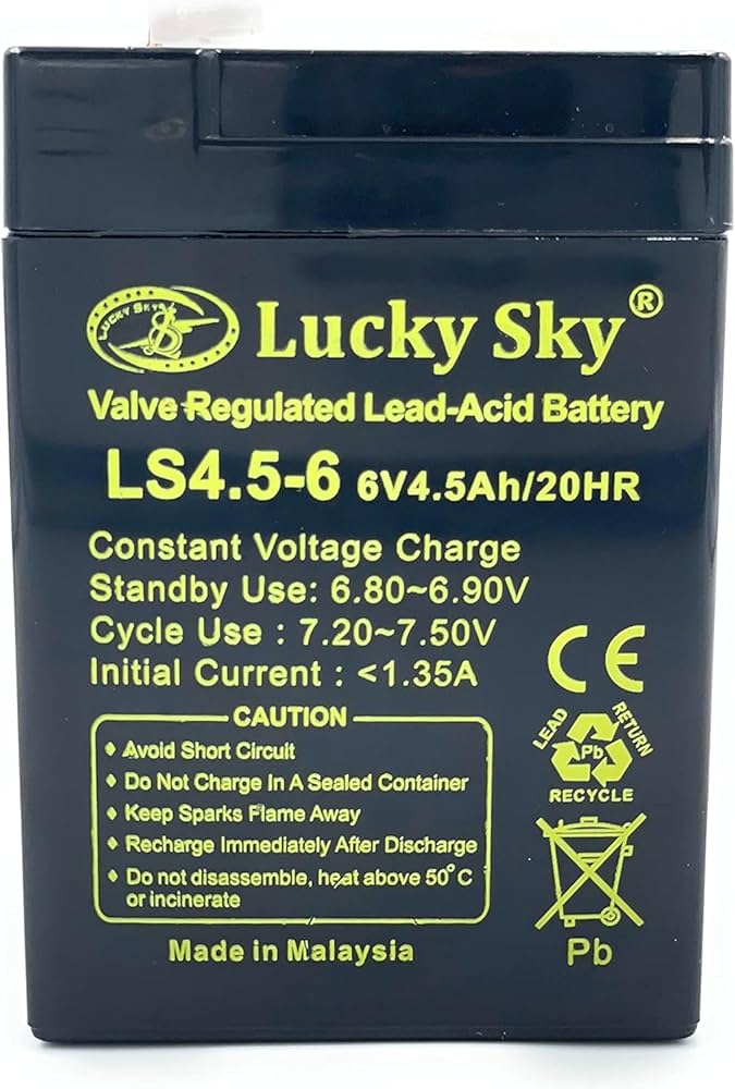 LUCKY SKY BATTERY 6V 4.5AH