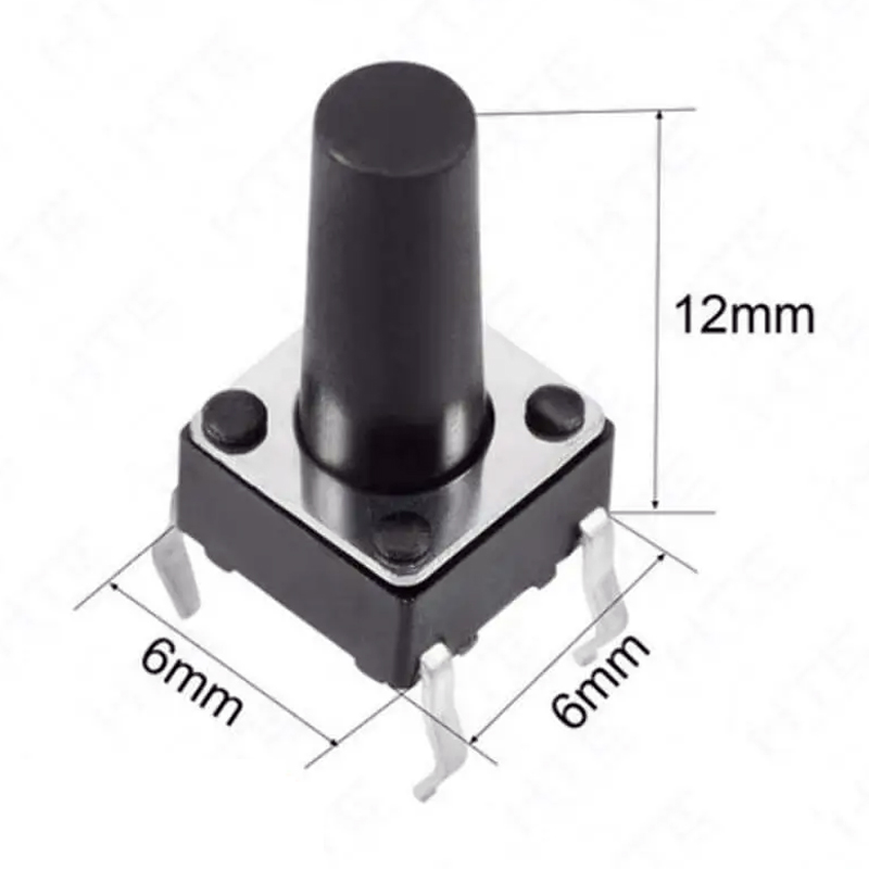 M/B 6X6X12 4PIN DIP
