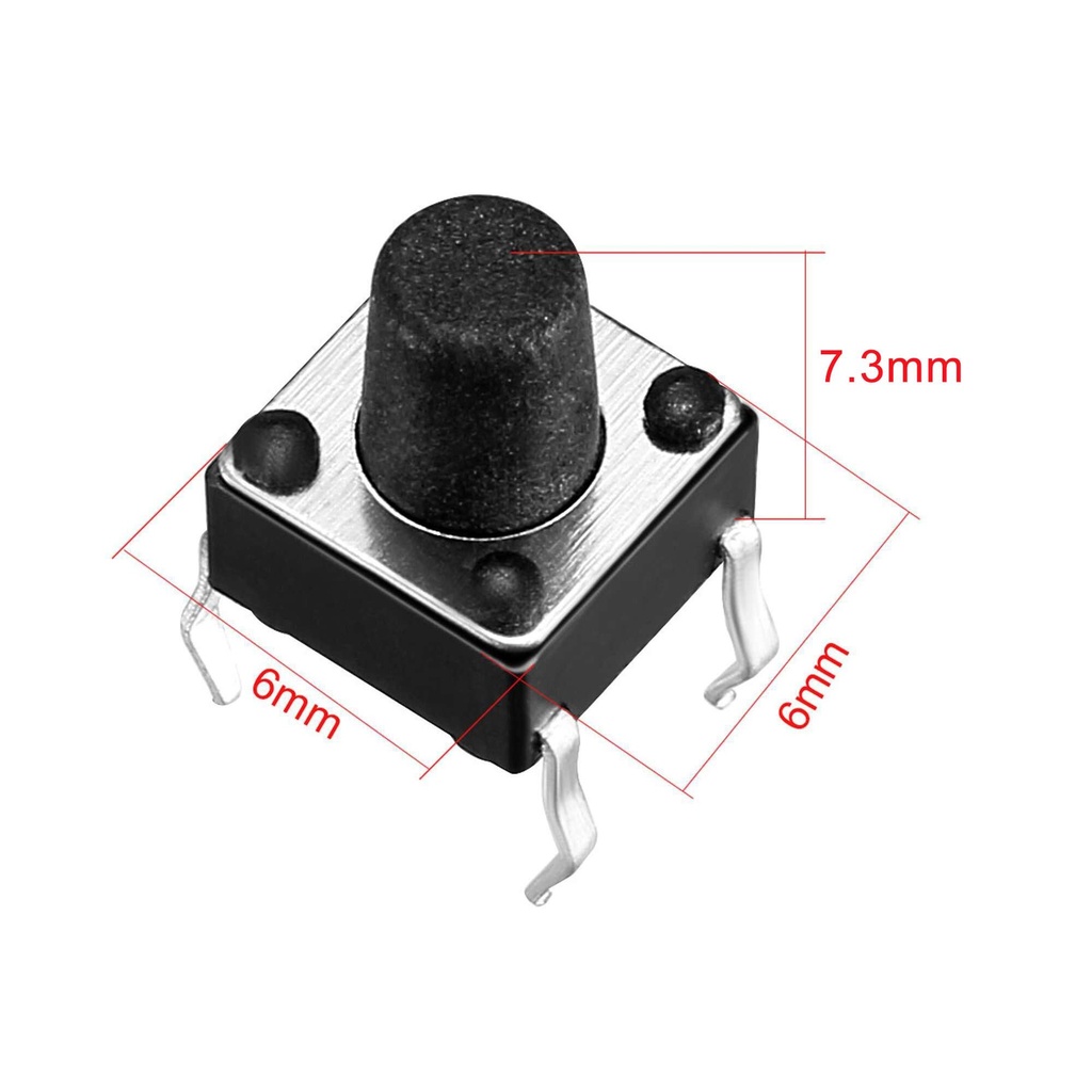 M/B 6X6X7.3 4PIN DIP