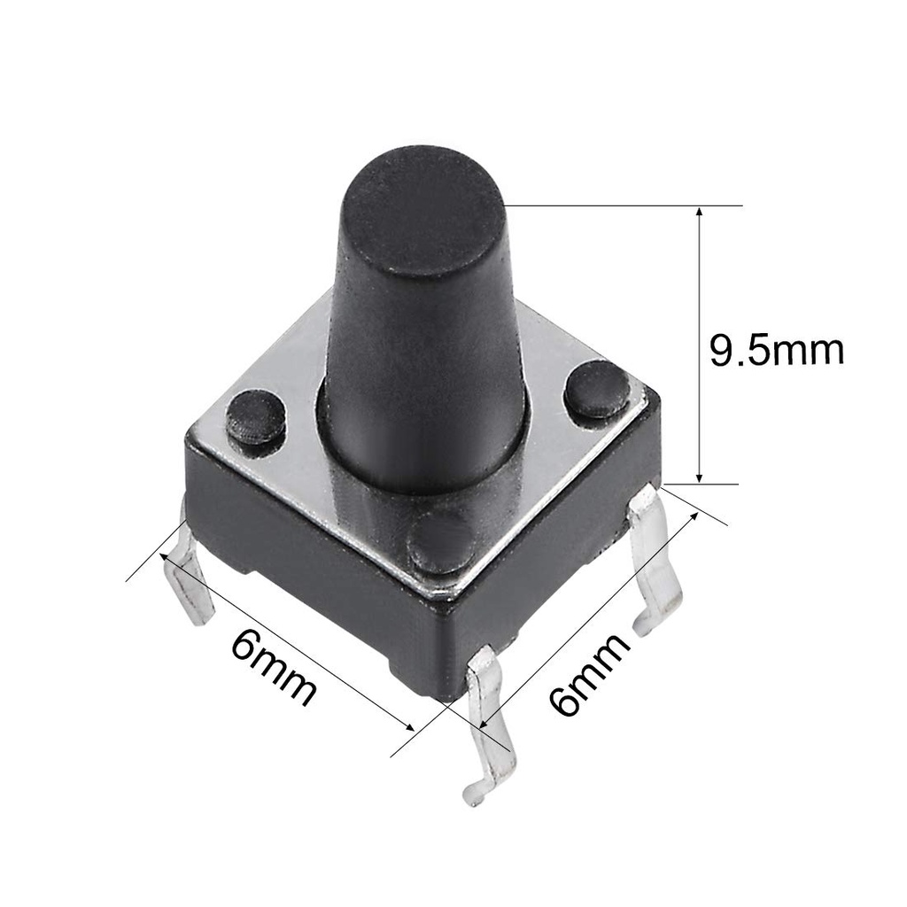 M/B 6X6X9.5 4PIN DIP