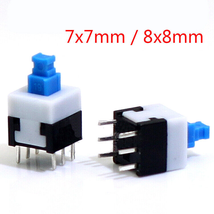M/B ON/OFF 6PIN BLUE 8X8