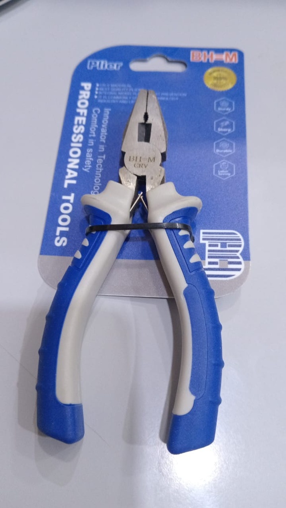 PLIER 4.5" BH=M BLUE