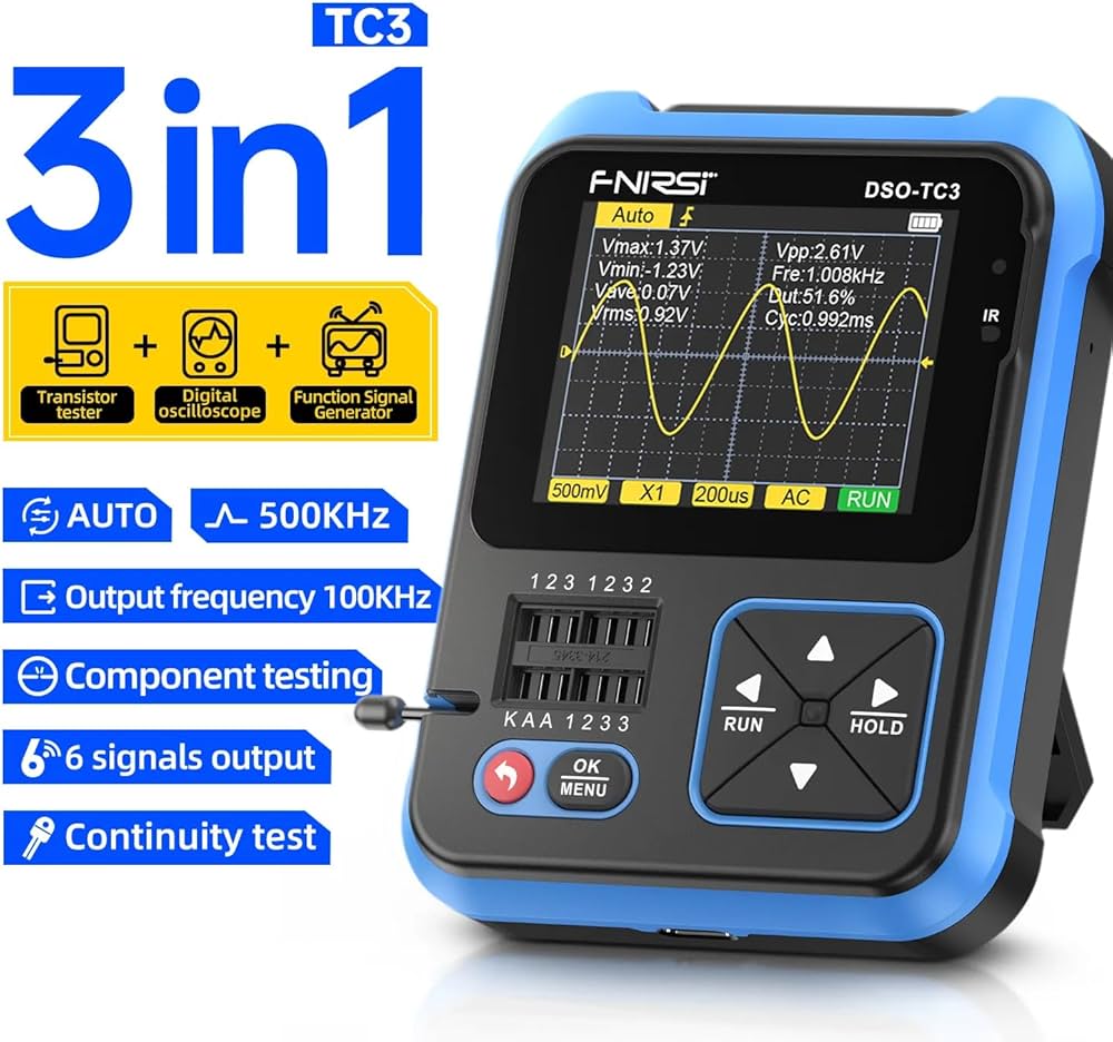 OSCILLOSCOPE METER 3IN1 DSO TC3 FNIRSI
