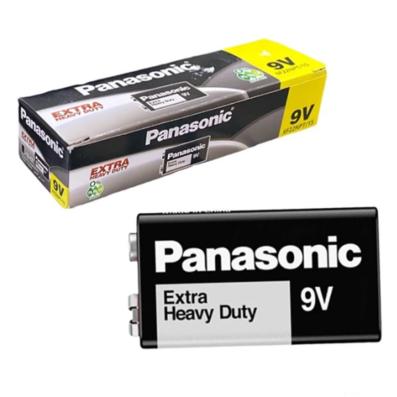 PANASONIC 9V EXTRA HEAVY DUTY 6F22NPT/1S BATTERY