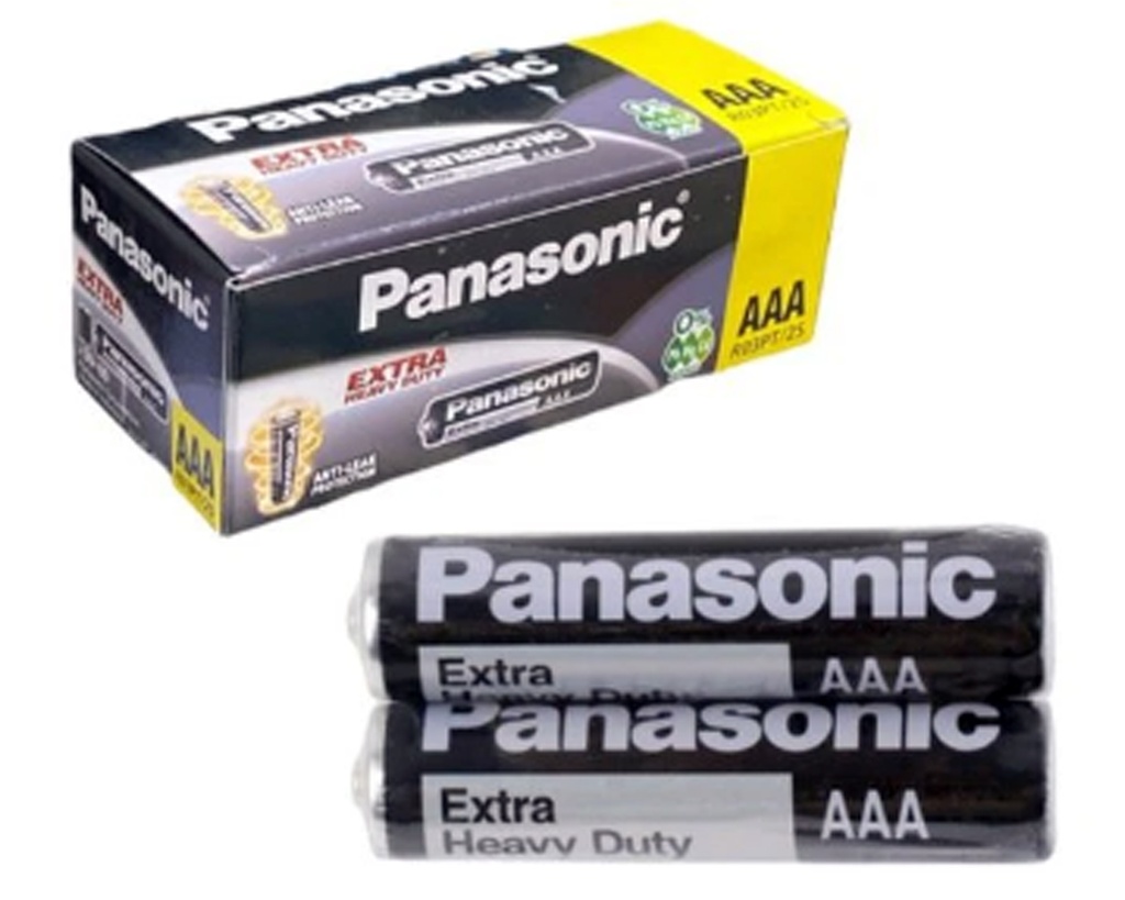 PANASONIC AAA EXTRA HEAVY DUTY R03PT/2S BATTERY BOX