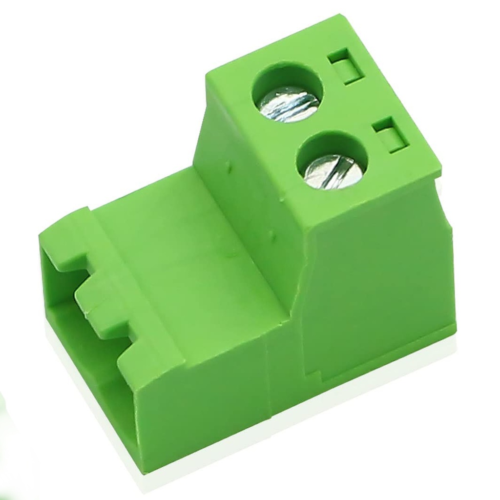2PIN GREEN JACK 5.08 (SQ) F