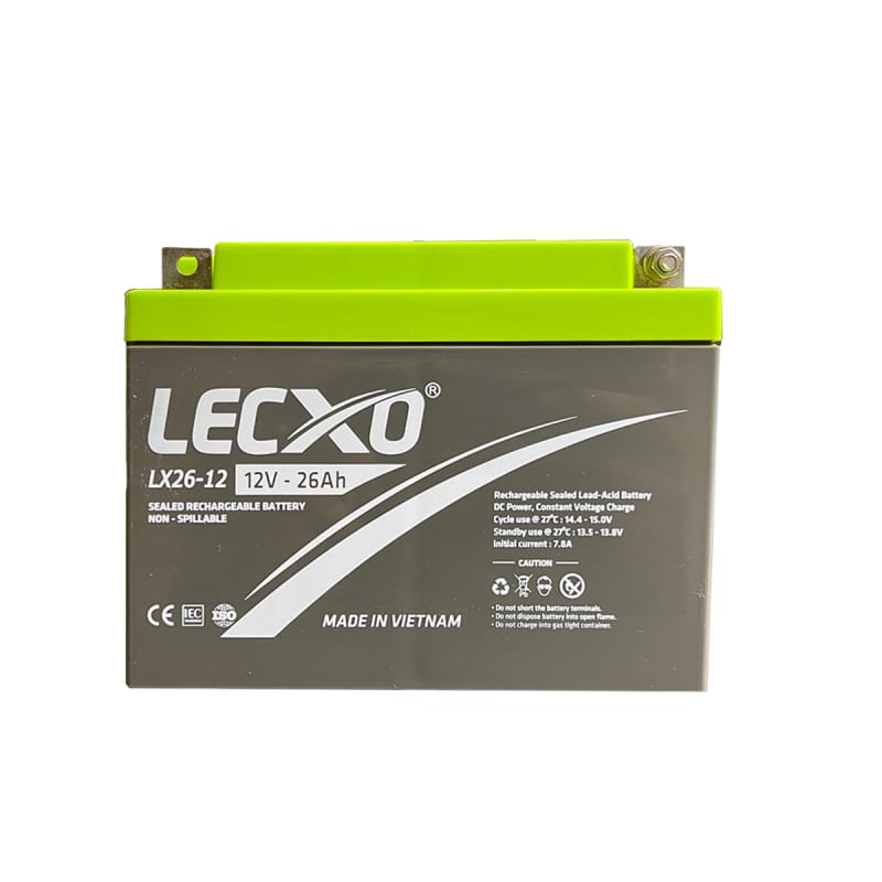LECXO BATTERY 12V 26AH