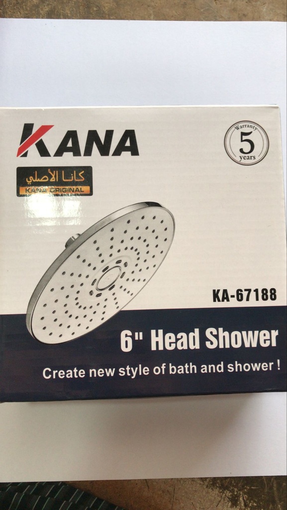 SHAWER HEAD ROUND KANA KA67188-6"